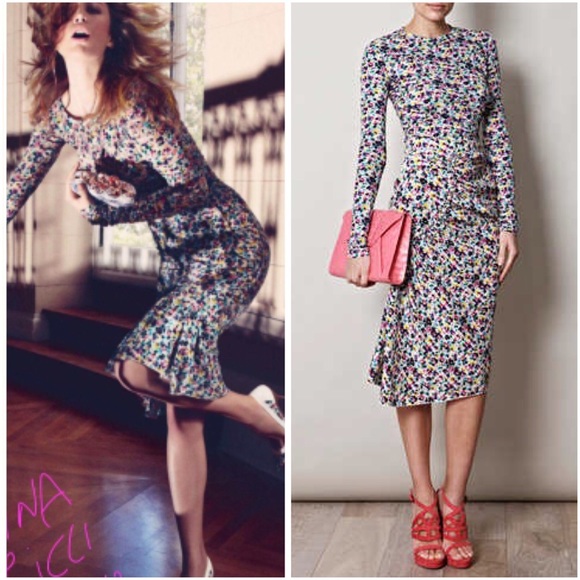 Nina Ricci Mini Pansy Print Skirt - Picture 5 of 9